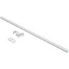 porte-serviette pour D-radiateur salle de bain UNI.8 900MM coloris blanc