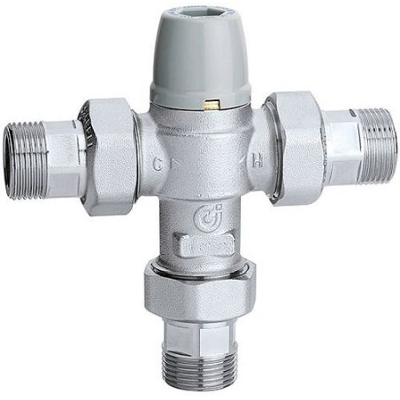 Caleffi vanne mélangeuse thermostatique+securite 3/4 30-50°