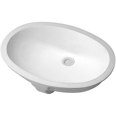 Duravit vasque à sous encastrer SANTOSA 510x375mm sans plage robinet +trop-plein coloris blanc