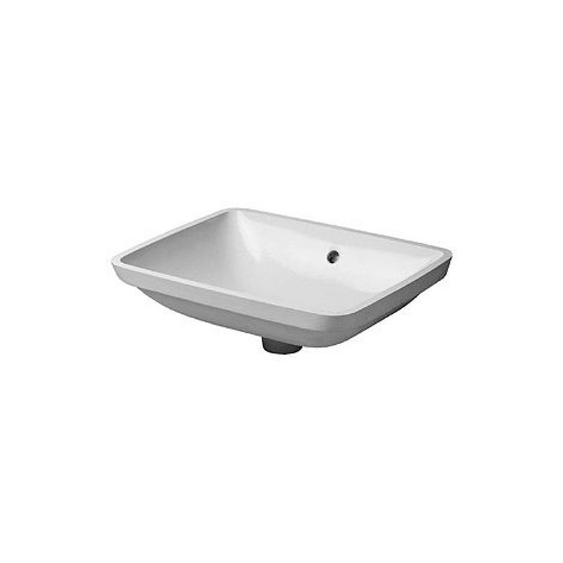 Duravit vasque à sous encastrer STARCK 3 490x365mm sans plage robinet +trop-plein coloris blanc