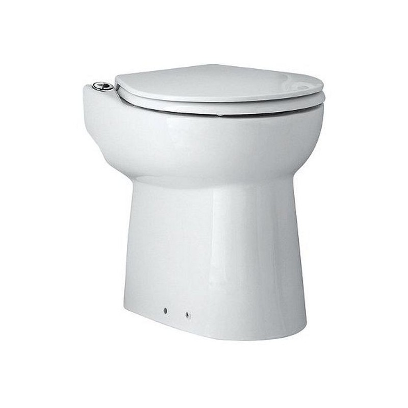 SFA WC sur pied+siège+broyeur SANICOMPACT43 eco coloris blanc