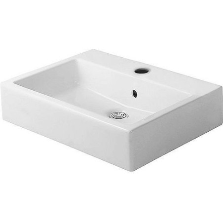 Duravit vasque à poser VERO 600x470mm +trou robinet/trop-plein coloris blanc