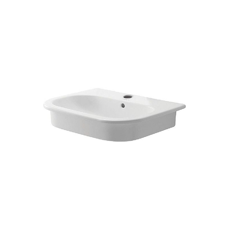 Duravit vasque à encastrer D-CODE 540x430mm +trou robinet/trop-plein coloris blanc