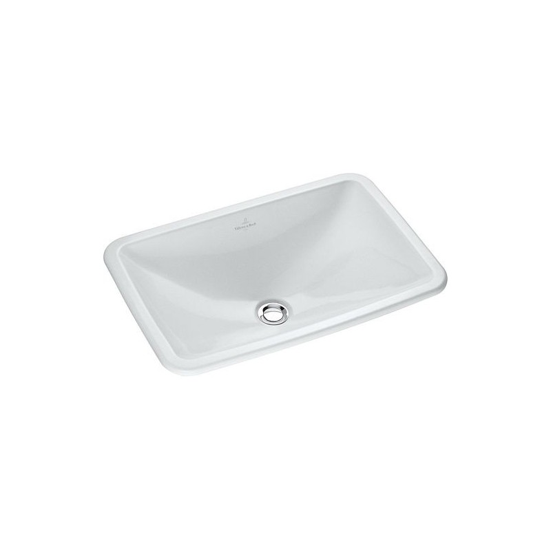 Villeroy & Boch vasque à encastrer LOOP&FRIENDS 510x340mm sans plage robinet +trop-plein coloris blanc