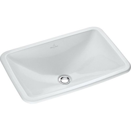 Villeroy & Boch vasque à encastrer LOOP&FRIENDS 510x340mm sans plage robinet +trop-plein coloris blanc