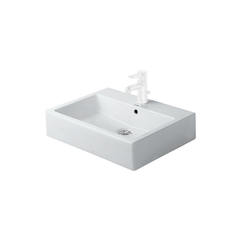 Duravit vasque à poser libre VERO 500x470mm +trou robinet/trop-plein coloris blanc