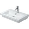 Duravit vasque à poser 2ND FLOOR 800x500mm +trou robinet/trop-plein coloris blanc