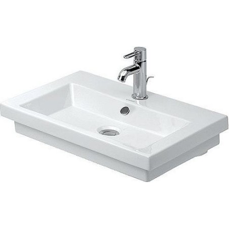 Duravit vasque à poser 2ND FLOOR 1200x505mm +trou robinet/trop-plein coloris blanc