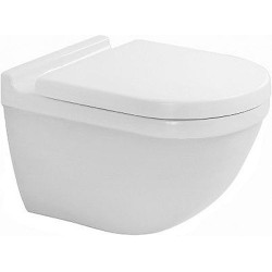 Duravit WC suspendu compact STARCK 3 fixations cachées coloris blanc