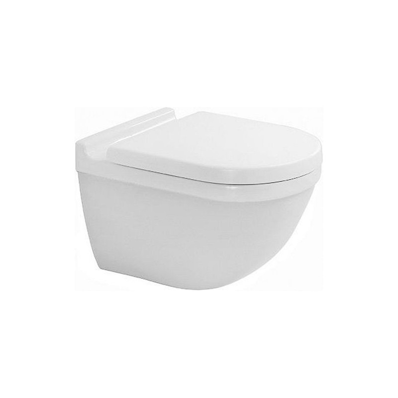 Duravit WC suspendu compact STARCK 3 fixations cachées coloris blanc