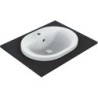 Ideal Standard vasque à encastrer CONNECT 550x430mm +trou robinet/trop-plein coloris blanc