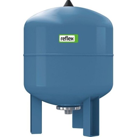 Reflex vase d'expansion sanitaire refix de 33L 4kg coloris bleu 10bar + pied