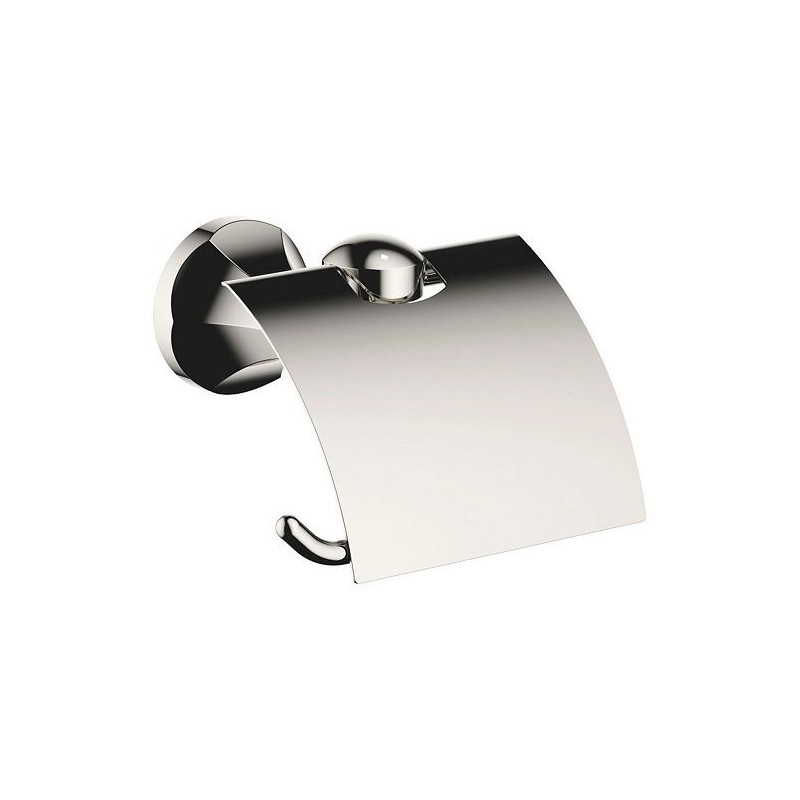 Dornbracht porte-rouleau MADISON coloris platinum + couvercle