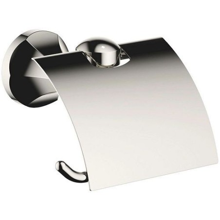 Dornbracht porte-rouleau MADISON coloris platinum + couvercle