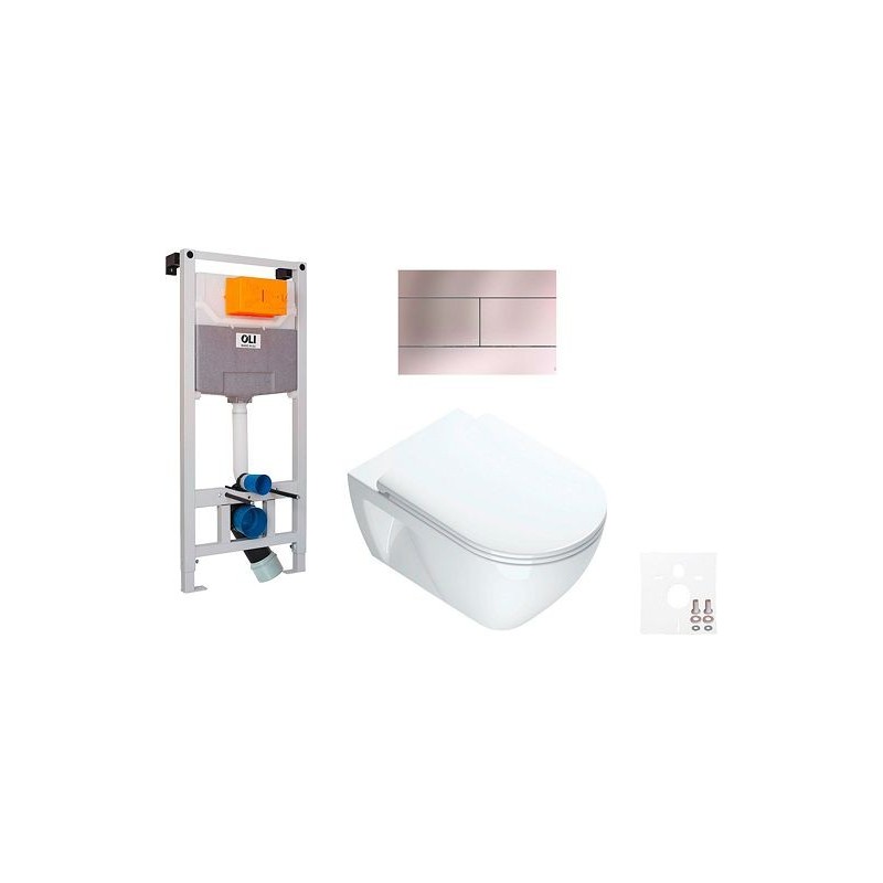 Catalano wallfix oli WC suspendu SFERA Eco slim inox