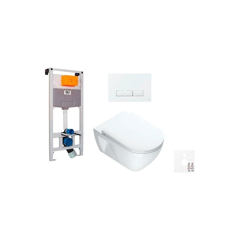 Catalano wallfix oli WC suspendu SFERA Eco Heavy seat glam coloris blanc