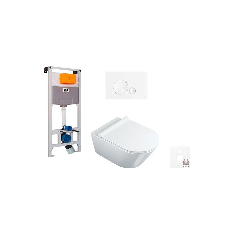 Catalano wallfix oli WC suspendu ZERO 46 globe coloris blanc