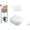 Catalano wallfix oli WC suspendu ZERO 46 glam coloris blanc