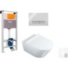 Catalano wallfix oli WC suspendu ZERO 46 glam chrome brillant