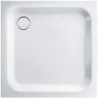 Bette tub acier plat 80-80-6,5cm coloris blanc