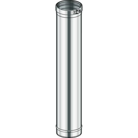Poujoulat tube à simple paroi inox condenseur 130 95cm