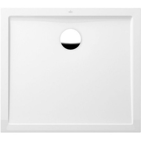 Villeroy & Boch tub quaryl FUTURION plat 90-80-2,5cm coloris blanc