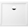 Villeroy & Boch tub quaryl FUTURION plat 90-80-2,5cm coloris blanc