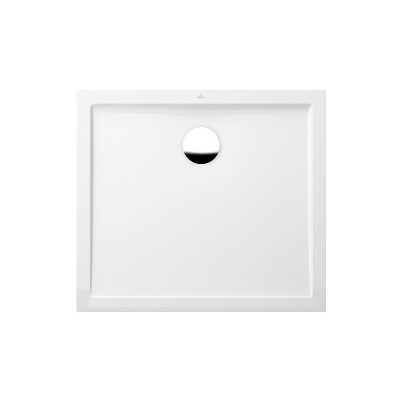 Villeroy & Boch tub quaryl FUTURION plat 100-80-2,5cm coloris blanc