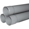 Nicoll tube pvc coloris gris clair 80mm 4m la longueur