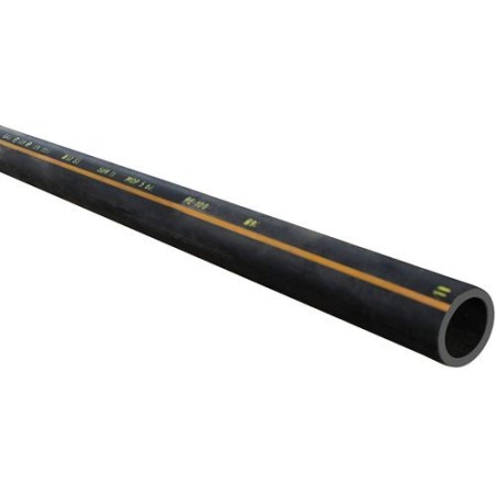 Nupi tube PE gaz ELOFIT 6m la longueur 63x5,8mm