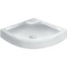 Tub acryl 1/4R CHIC 90-90-19 R550 inclusif panneau+pieds coloris blanc