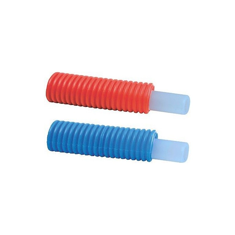 Giacomini tube VPE sanitaire + gaine giacoflex 16x2,2 coloris bleu rouleau 50m