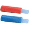 Giacomini tube VPE sanitaire + gaine giacoflex 16x2,2 coloris bleu rouleau 50m