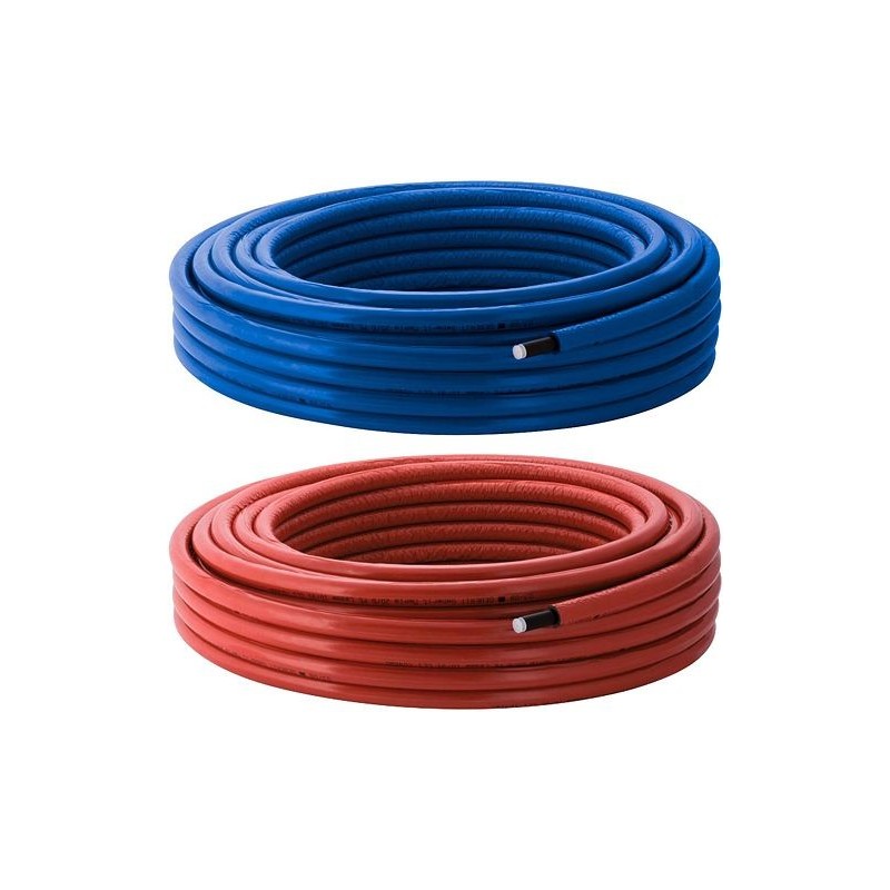 Geberit tube MEPLA iso6(6mm) 16mm coloris rouge rouleau 50m