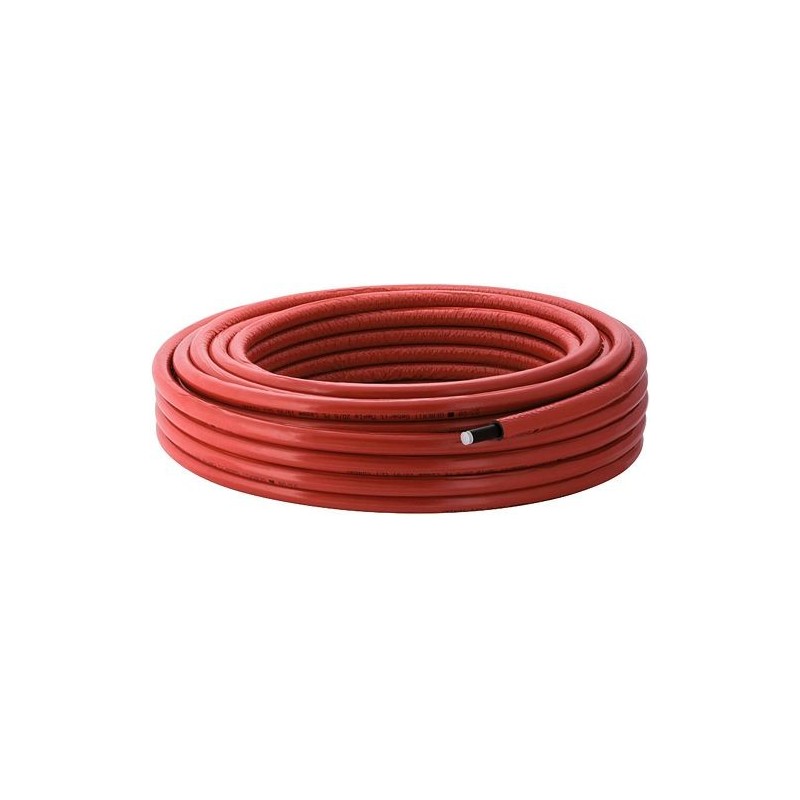 Geberit tube MEPLA iso6(6mm) 20mm coloris rouge rouleau 50m