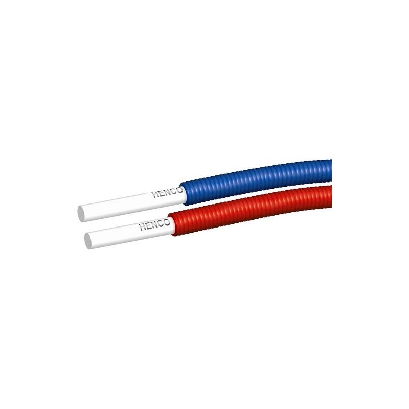 Henco tube RIXC multicouche rixc + gaine 16x2 rouge rouleau 50m