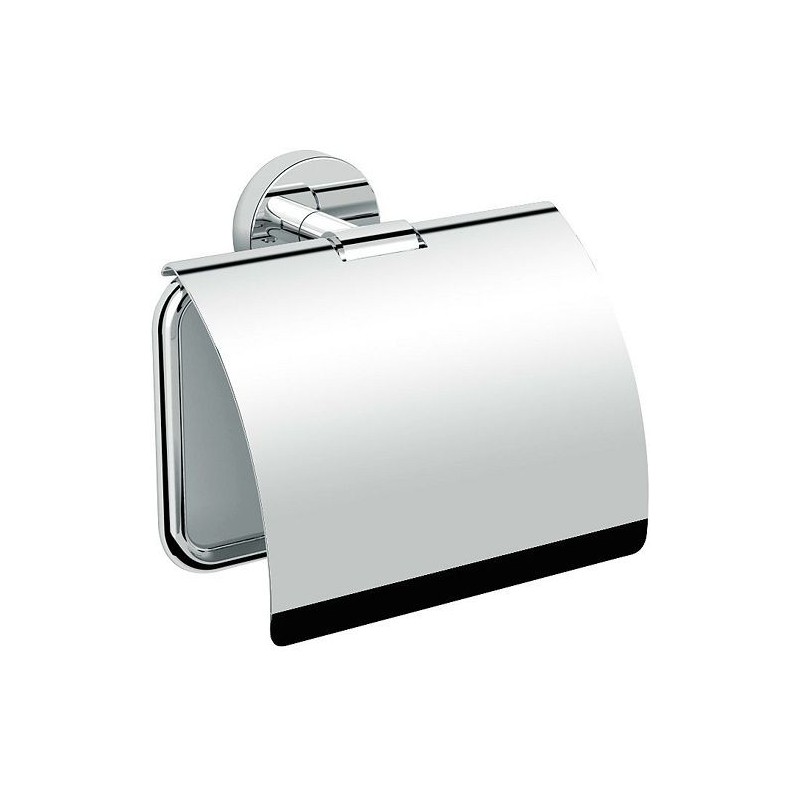 Porte-rouleau+couvercle HOLD O(N) coloris chrome