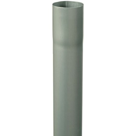 Tube d'évacuation zinc 0,65mm rond 100mm longueur 2m