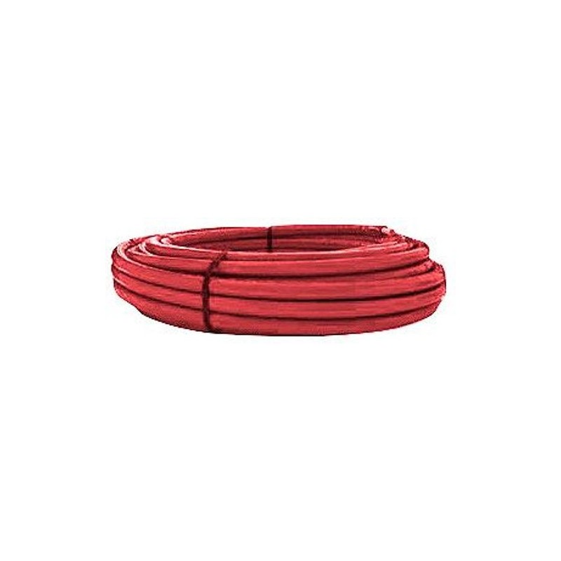 APE tube ALUPEX isole 6mm 16x2 coloris rouge rouleau 100m