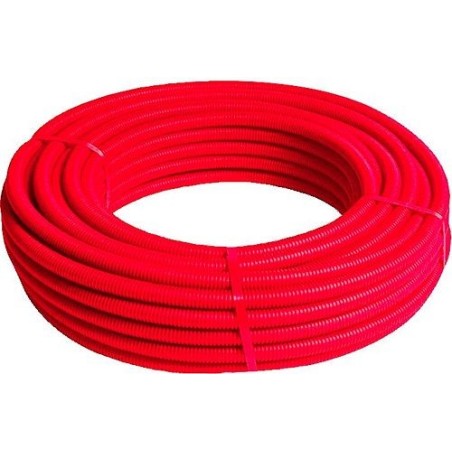 Comap tube multi couche 16x2 coloris rouge rouleau 100m