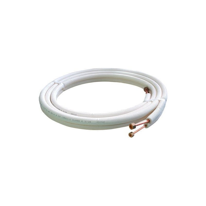 Vaillant tuyau cuivre de refroidissement isole DUO 1/4"-3/8" rouleau 15m