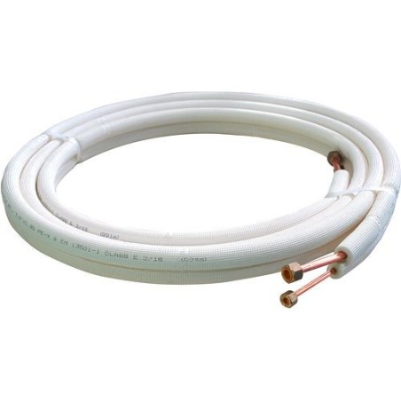 Vaillant tuyau cuivre de refroidissement isole DUO 1/4"-3/8" rouleau 15m