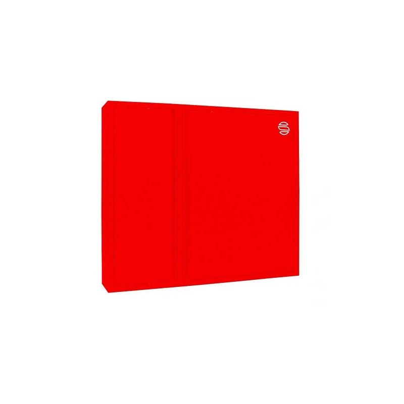 Saval armoire pour extincteur d'incendie et dévidoir DECO/NOHA 3/4" option à encastrer rouge