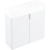 Cosmic sous meuble lave-mains 2 portes FANCY 60cm coloris blanc