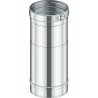 Poujoulat tube à simple paroi inox reglable condenseur 200 25-40cm