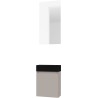 Lave-mains FORM MINI lava/ 1 porte/miroir coloris poudre gris
