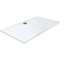 Plaque de douche NEWFORCE 140-90-3,5 solid coloris blanc