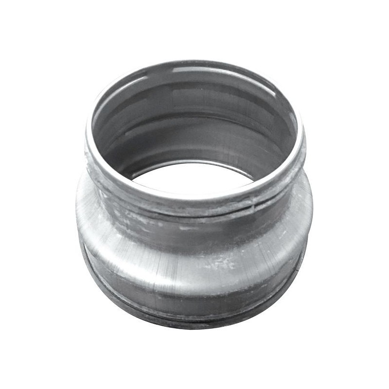 Réduction galva+joint pour canal de ventilation 125-80mm