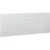 Panneau frontal line pour d-radiateur Uni.8 hauteur 400 longueur 2000 coloris blanc