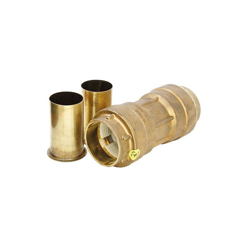 VSH raccord PE-push gaz + bague renforcement 63-63mm
